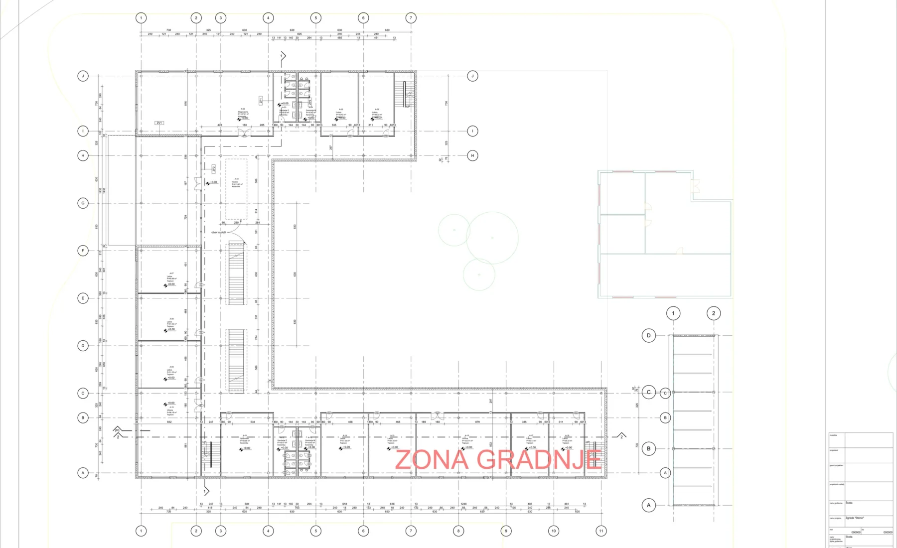 BIM model škole 1